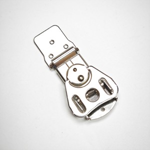 HM3205 Metal Butterfly Twist Latch Keeper con abrazadera de palanca de orificio de candado y gancho a presión para caja segura y cierre de caja - Product Image 1