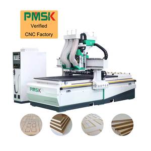 1325 2040 Máquina de carpintería Fabricación de puertas de gabinetes Enrutador CNC de madera Atc con sistema de descarga de carga automática - Product Image 1