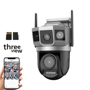 <strong>Camera</strong> 4g Sim Card Security Cctv Outdoor WiFi Cam Three View <strong>Camera</strong> - Product Image 1