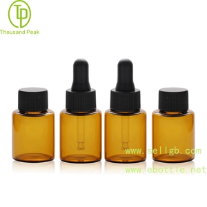 TP-2-140 0.5毫升1毫升2毫升3毫升迷你透明短玻璃螺杆瓶精华液和精油用螺帽和塞子 - Product Image 3