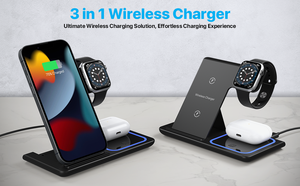 3in1 Smart Wireless Charger Holder Folding <strong>Lamp</strong> Type-C Interface 15W Output Power Power Bank Watch Multi-Function <strong>Charging</strong> Stand - Product Image 6