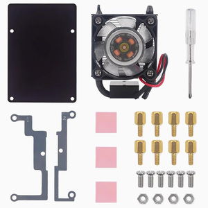 Ventilador vertical de torre de hielo #69053 con kit de módulos de sensor de disipador de calor de placa acrílica negra para Raspberry PI - Product Image 2