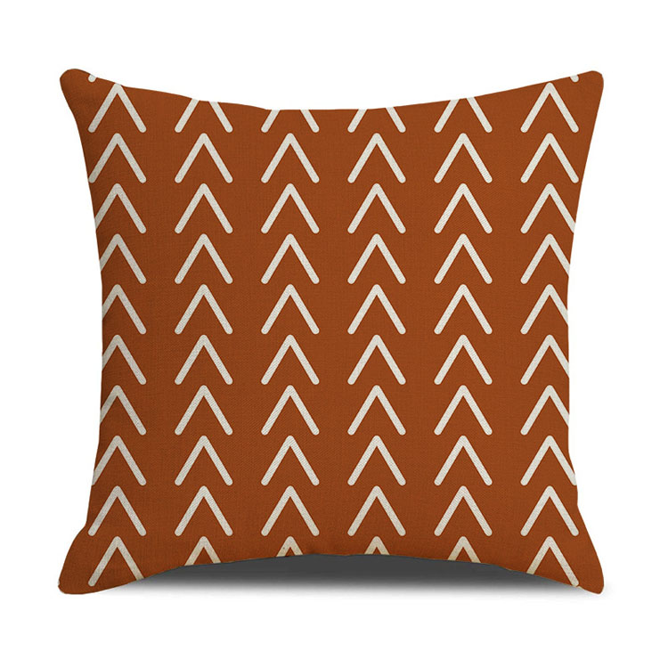 Nordic Home Decor Pillow Cover Office Car Linen Cushion Cover Custom Geometric Print Cushion Cover