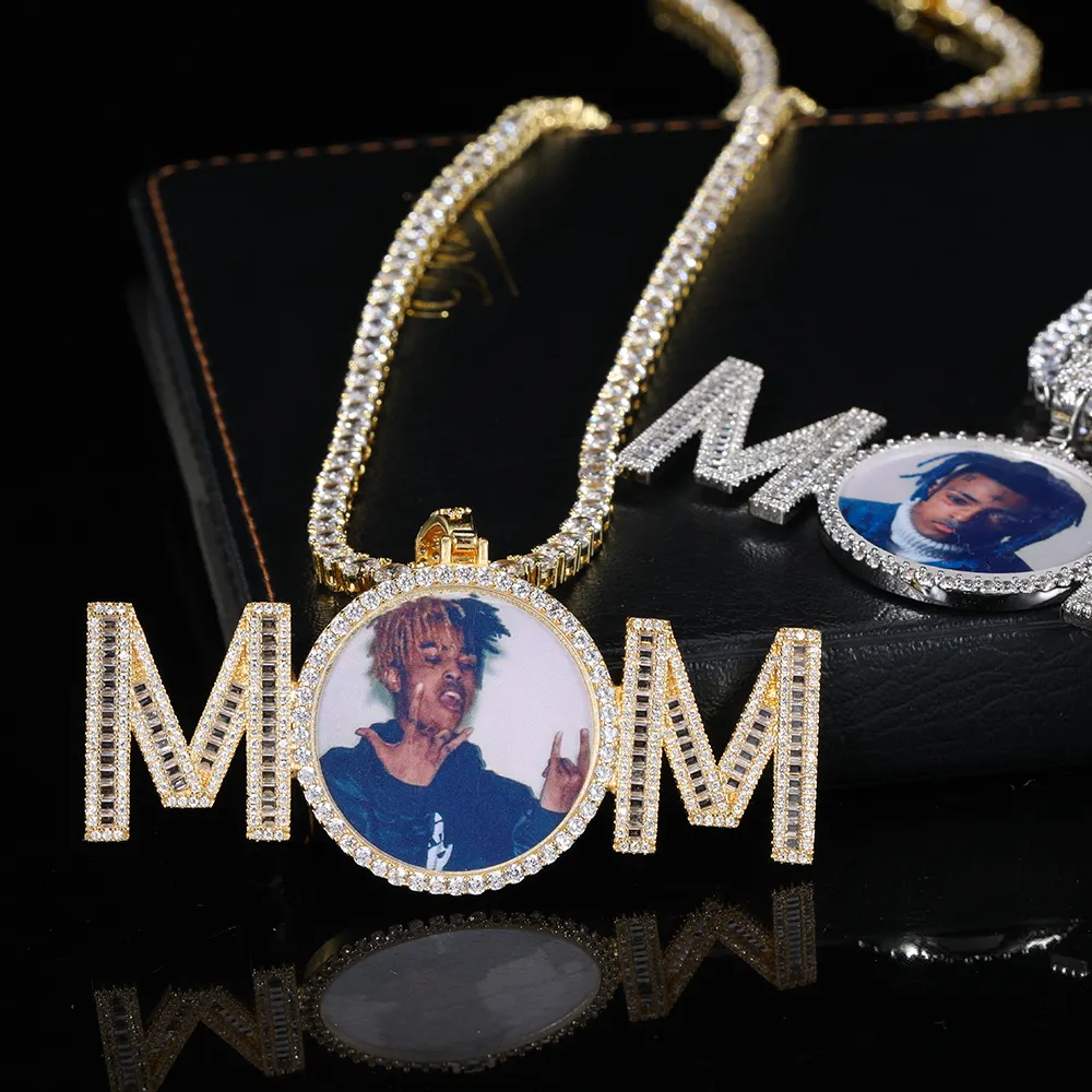 Ожерелье с памятью на день матери, ювелирные изделия, индивидуальное ожерелье с надписью и фотографией на заказ