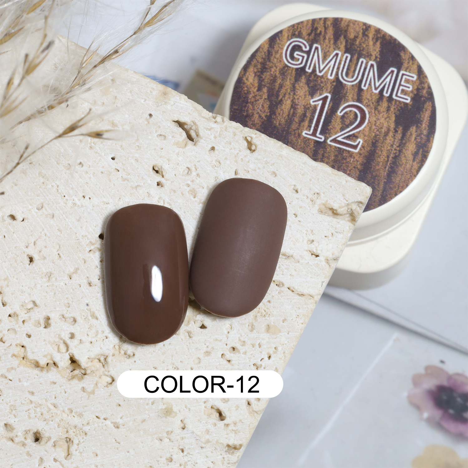 Brun chocolat au lait riche