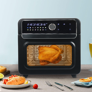 Horno de freidora de aire con pantalla LCD digital de 30L con asador, 16 modos preestablecidos con temporizador y control de temperatura, puerta de vidrio doble - Product Image 5