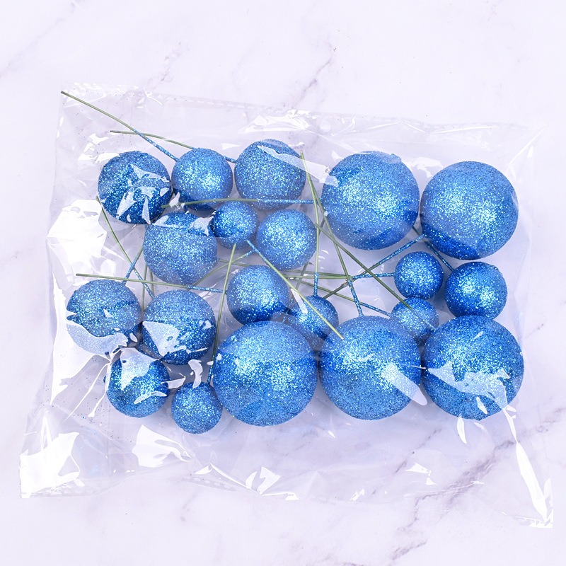 Bleu pailleté 20 mélangé