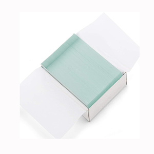 Laboratório Ground Edges Slides 7101 72PCS Microscópio Glass Slide