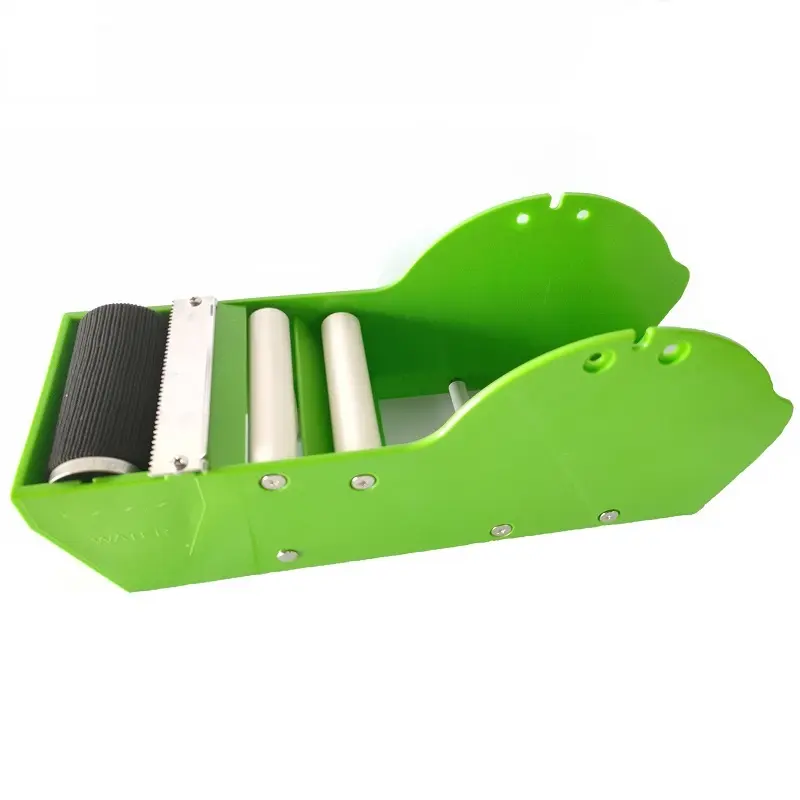 Easy to Use Green Desktop Packing Water Activated Kraft Gummed Tape Cutter Dispenser