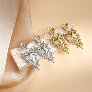 Atacado Bulk Diferentes Designs Coração Quadrado Água Drop <span class=keywords><strong>Stud</strong></span> Earrings Mulheres Waterproof Daily Wear Atacado Barato <span class=keywords><strong>Stud</strong></span> Earrings