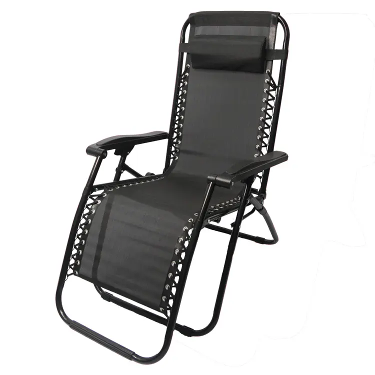 Teslin-silla plegable de playa, silla de cubierta ajustable