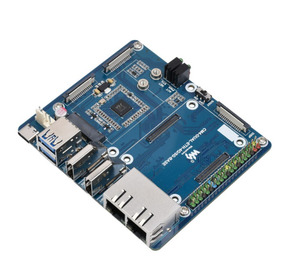 Scheda Base Ethernet Dual Gigabit Raspberry Pi CM4 con supporto modulo 5G/4G, scheda portante industriale per modulo di calcolo 4 - Product Image 1