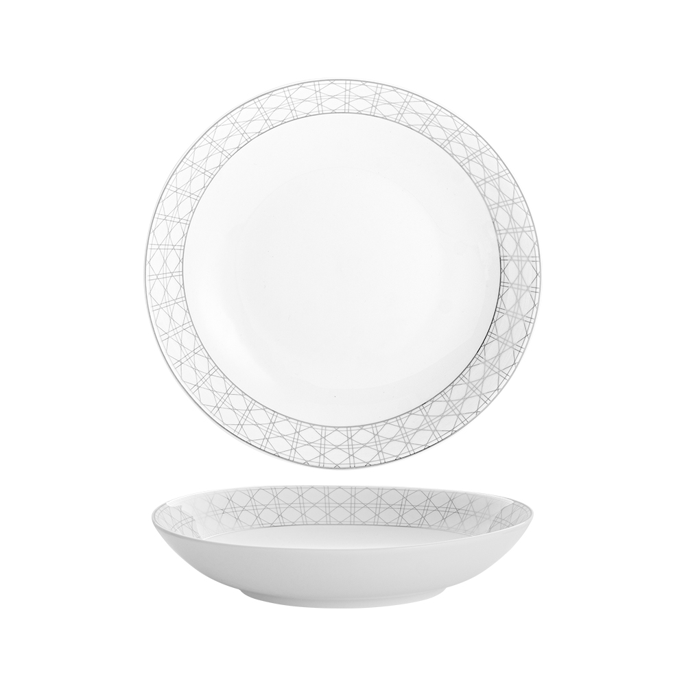 Assiette creuse de 8 pouces