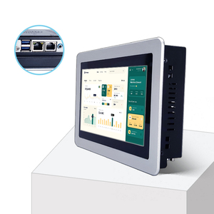 Barato 12,1 pulgadas todo aluminio integrado con Ip65 marco impermeable táctil Lcd Mini Pc 12v5a Monitor todo en uno Panel Industrial Pc - Product Image 3