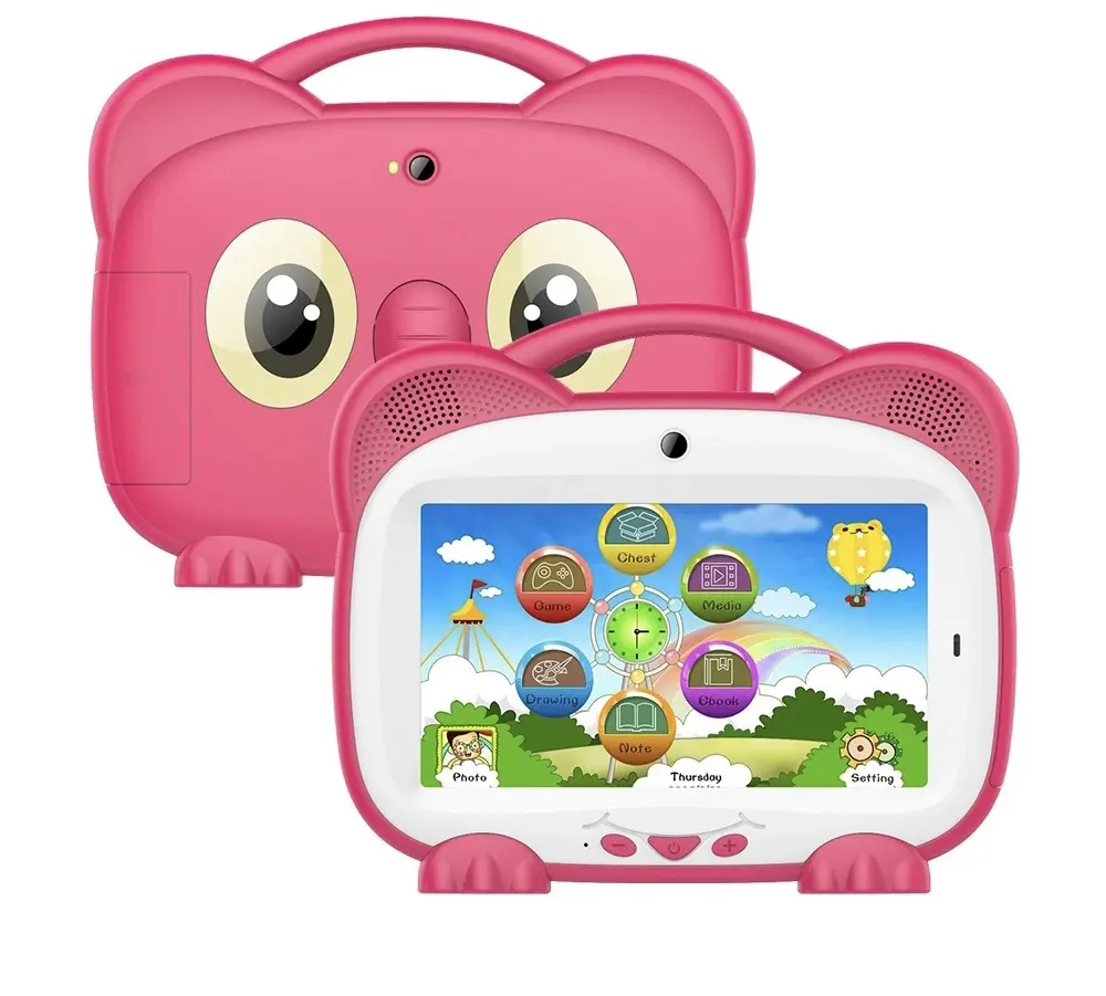 Tableta de 7 pulgadas para niños, 1GB de RAM, 16GB de ROM, Android