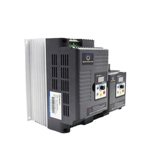 1.5KW 2HP 50 HZ 60HZ, fase única, 220 V de entrada y tres fase de salida de 380V convertidor de frecuencia variable