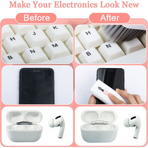 Kit de limpeza de tela de celular, eletrônica, limpador de tela, escova para teclado, para computador portátil, headphone