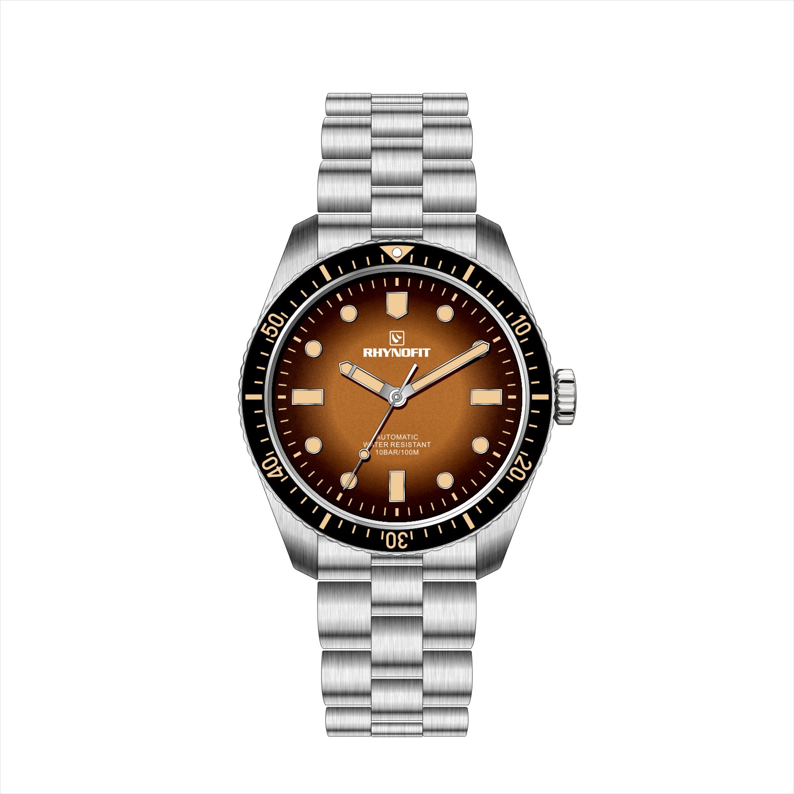 Esfera naranja con brazalete.