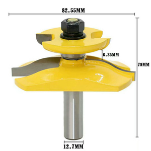 Meißel Raised Panel Router Bit mit Backs ch neider Holzarbeiten Cutter 1/2In Shank - Product Image 1