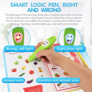Intelligence Y-Book Early Education <strong>Reading</strong> E-book Toys With Pen for Kids Voice Learning Book Plus Smart Logic Pen - Product Image 5