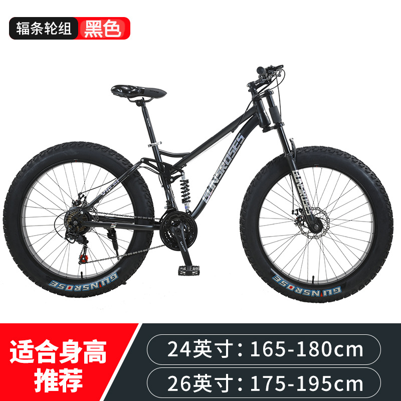 Black spoked wheels