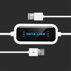 <strong>PC</strong> To <strong>USB</strong> Online Share Sync <strong>Link</strong> Cable Net Direct Data File Transfer Bridge LED Easy Between 2 Computer - Product Image 2