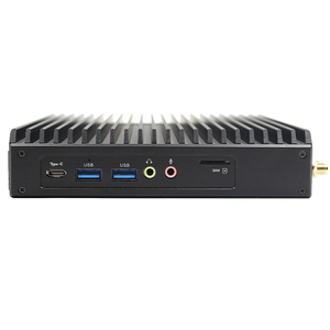 Küçük endüstriyel fansız mini pc J6412 intel işlemci ince istemci windows 11 minipc ile 3 HDMI desteği üçlü ekran - Product Image 5