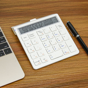 Computadora personalizada/Laptop 28 teclas Bluetooth Teclado numérico inalámbrico Contabilidad financiera Banco POS Calculadora Teclado de números digitales