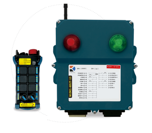 6 Buttons DK1-6D2T-13 Crane Remote <strong>Control</strong> for Controlling 2 Crane at the Same Time - Product Image 1