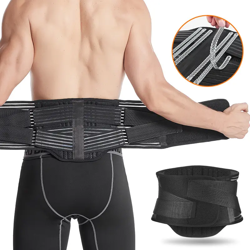 Alívio Da Dor Ajustável Voltar Cinto Cinta Lower Back Compressão Suporte para Ginásio Fitness Halterofilismo Lombar Cintura Brace