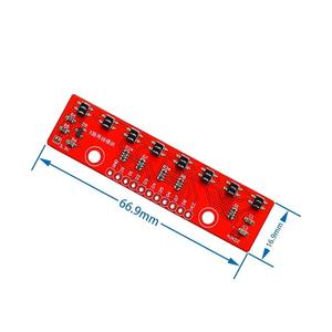 Modulo di tracciamento sensore di rilevamento a infrarossi modulo per rilevatore a infrarossi a 8 canali modulo sensore 8bit - Product Image 2