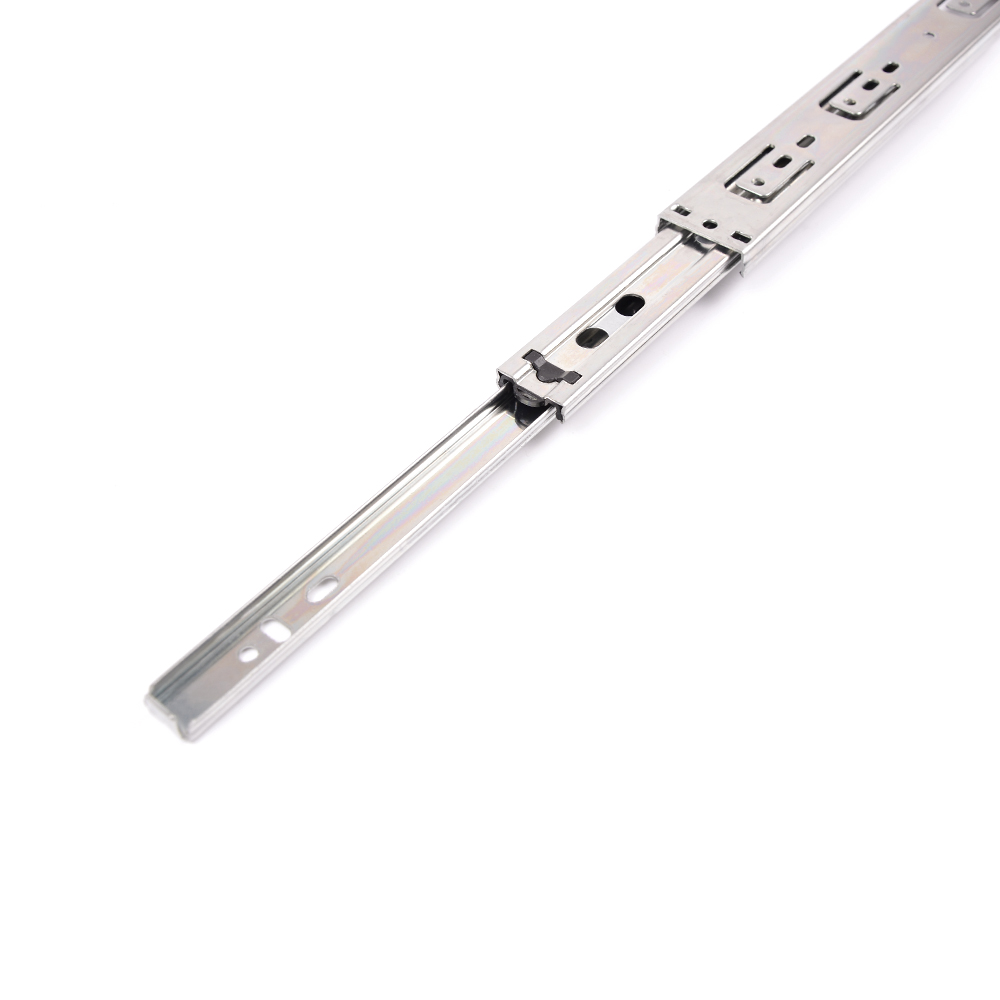 35mm Wide soft closing ball bearing drawer slide Full Extension Furniture Sliders Telescopic Drawer Channel Rails