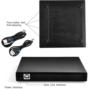 USB 2.0 Portable <strong>CD</strong> DVD <strong>ROM</strong> +/- RW Drive <strong>CD</strong> Burner Player Combo Optical Drive for <strong>PC</strong> for Laptops for Desktop External DVD Drive - Product Image 6