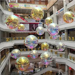 Custom Double Layer PVC Inflatable Balloon for Outdoor Activities 4m Mirror Reflective <strong>Ball</strong> for Parties Events Air <strong>Dancer</strong> Model - Product Image 5