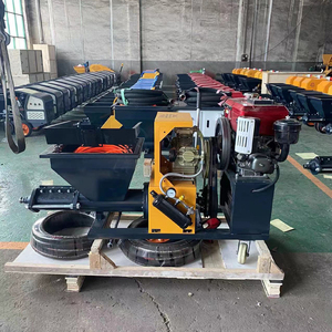 Hochwertige Sand zement pumpe Mörtels prüh lackier maschine Kitt Sprüh maschine Wandputz - Product Image 5