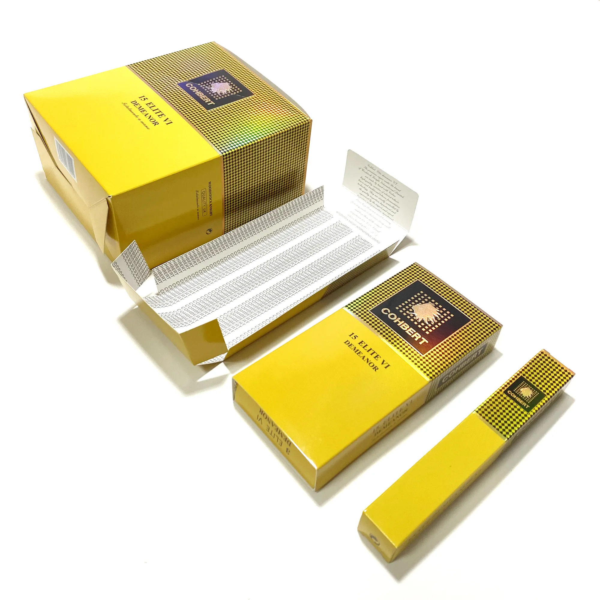 Hersteller Custom Rolling Retail Counter Display Kunst papier Zigarren schachteln Verpackung Lieferant