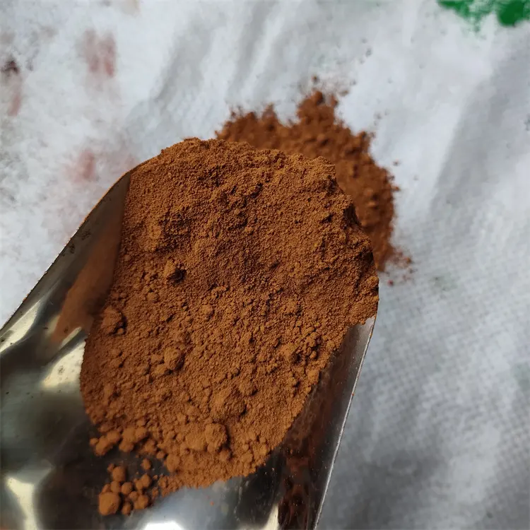 Venta caliente colores naturales óxido de hierro tinte Hormigón/pigmento óxido de hierro marrón óxido mezclado 686 Fe2O3 para gránulos de hormigón