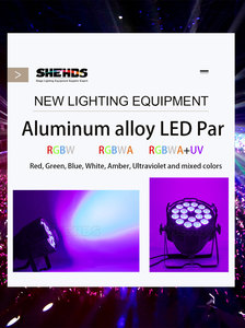 ไฟ LED PAR rgbwa UV 6 in 1ราคาประหยัด6/10 CH DMX ไฟพาร์ RG 18X18 W ราคาไม่แพง - Product Image 3