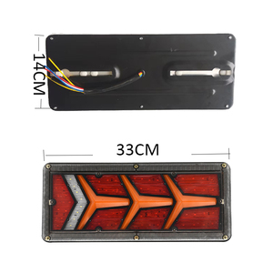 12v led פנסים אחוריים לרכב אור אחורי סופר בהיר זרימה היגוי מנורת איתות הפניה הפוכה דנדריטי חיווי פנייה ואן אור אחורי