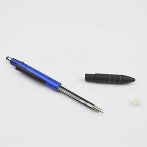 高品质4合1多色圆珠笔3色圆珠笔1带屏幕触摸笔的自动铅笔 - Product Image 3