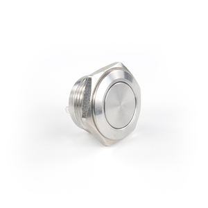 HUSA Anti Vandal <strong>Switches</strong> 16MM <strong>6v</strong> 12v Stainless Steel Push Button <strong>Switch</strong> Short-throw Self-reset Momentary 1NO Push Button <strong>Switch</strong> - Product Image 4