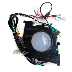 Máquina de juegos de arcade con interfaz USB, TrackBall iluminado de 3 pulgadas de diámetro, 60 en 1 /412 juegos, Material plástico para PC - Product Image 3