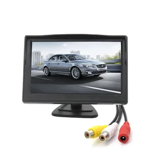 PZ RV Truck vehicle AHD TFT LCD Car Monitor 5 pollici monitoraggio AHD AV Camera Input sicurezza vista posteriore Remotor Control Car Screen - Product Image 5