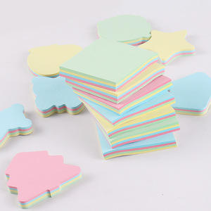高品质定制印刷可回收便签学校文具不同形状便签记事本 - Product Image 4