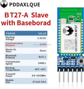 DX-BT27-A Master und Slave Bluetooth-Modul Long Range BLE 5.1 Drahtloses Bluetooth-Transceiver-Modul für Arduino für Android/iOS