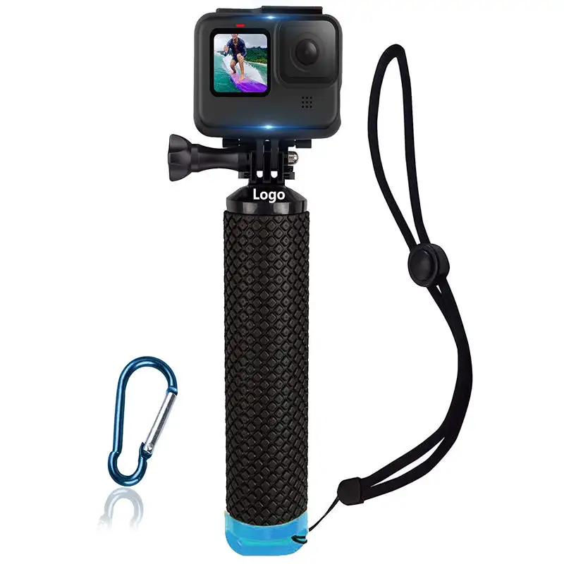 كاميرا مقاومة للماء العائمة قبضة اليد Floaty بوبر مع الحبل وبرغي لكاميرا gopro Hero 9
