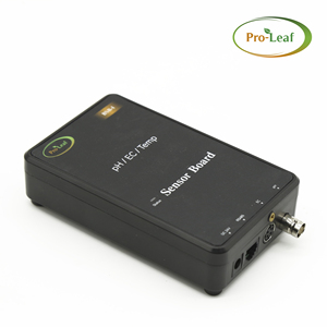 Die Bewässerungs steuerungs sensor platine für das Beleaf-I-Modul wird an einen Satz präziser pH/EC-und Temperatur sonden anges ch lossen - Product Image 3