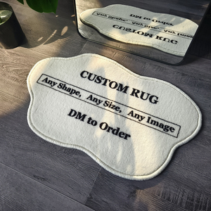 Thảm trải sàn cao cấp thủ công 3D nổi, thiết kế riêng, lông xù mềm mại 10mm bằng nylon, dành cho phòng khách hiện đại - Product Image 6