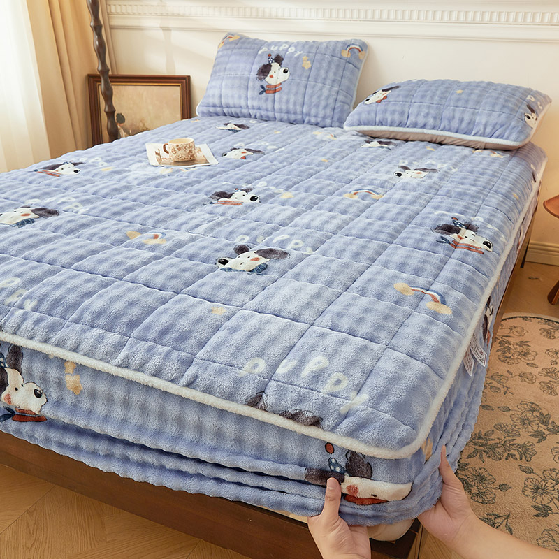 Drap housse rose