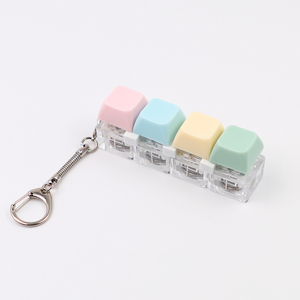 Thiết kế sáng tạo Keycaps LED ánh sáng nhấp chuột thần tài Keychain nhiều màu sắc tùy chọn căng thẳng cứu trợ đồ chơi - Product Image 3